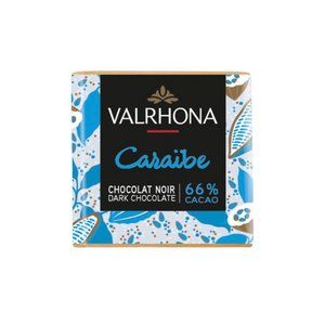 Valrhona Caraibe Dark Chocolate Gourmet Exquisite French Collection 100 Pcs Pack